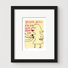 Ladda upp bild till gallerivisning, Konsttryck A4: "Mina bröst"