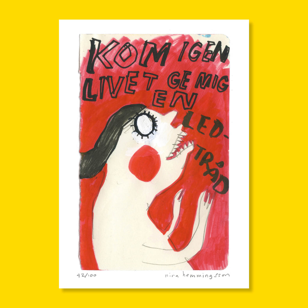 Konsttryck A4: "Ge mig en ledtråd"