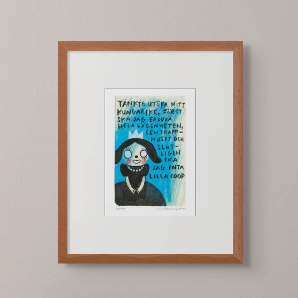 Konsttryck A4: "Lilla Coop"