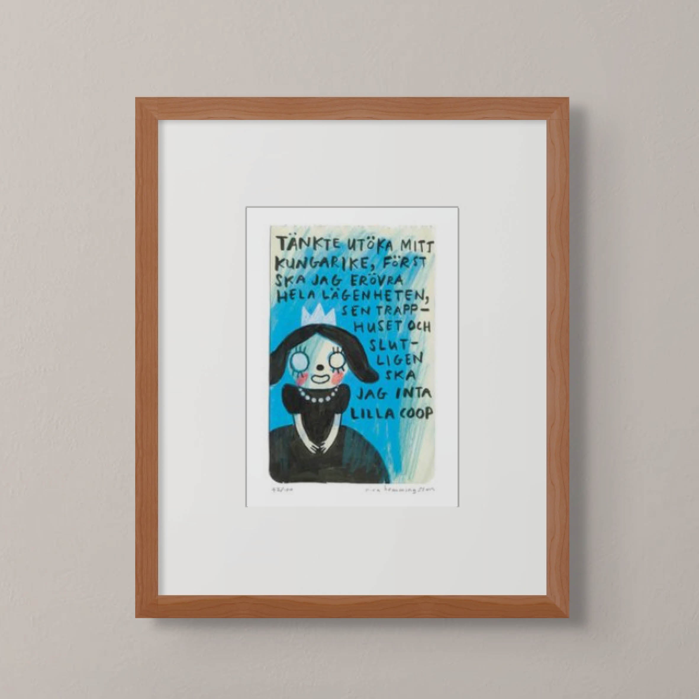 Konsttryck A4: "Lilla Coop"