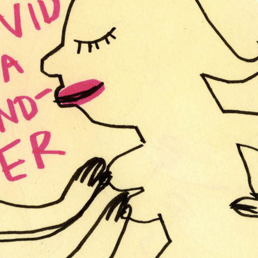 Konsttryck A4: "Mina bröst"