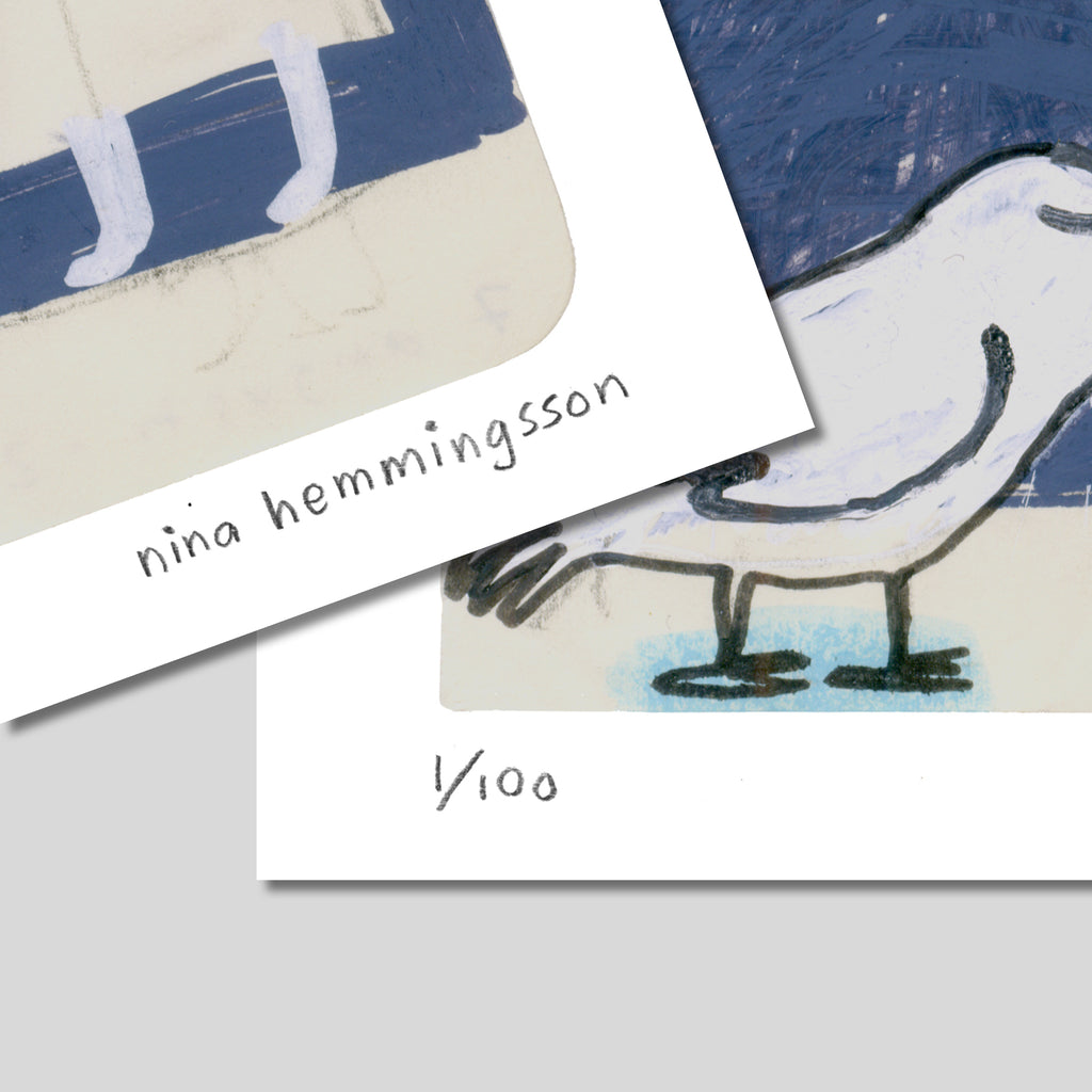 Konsttryck A4: "Det som har hänt"