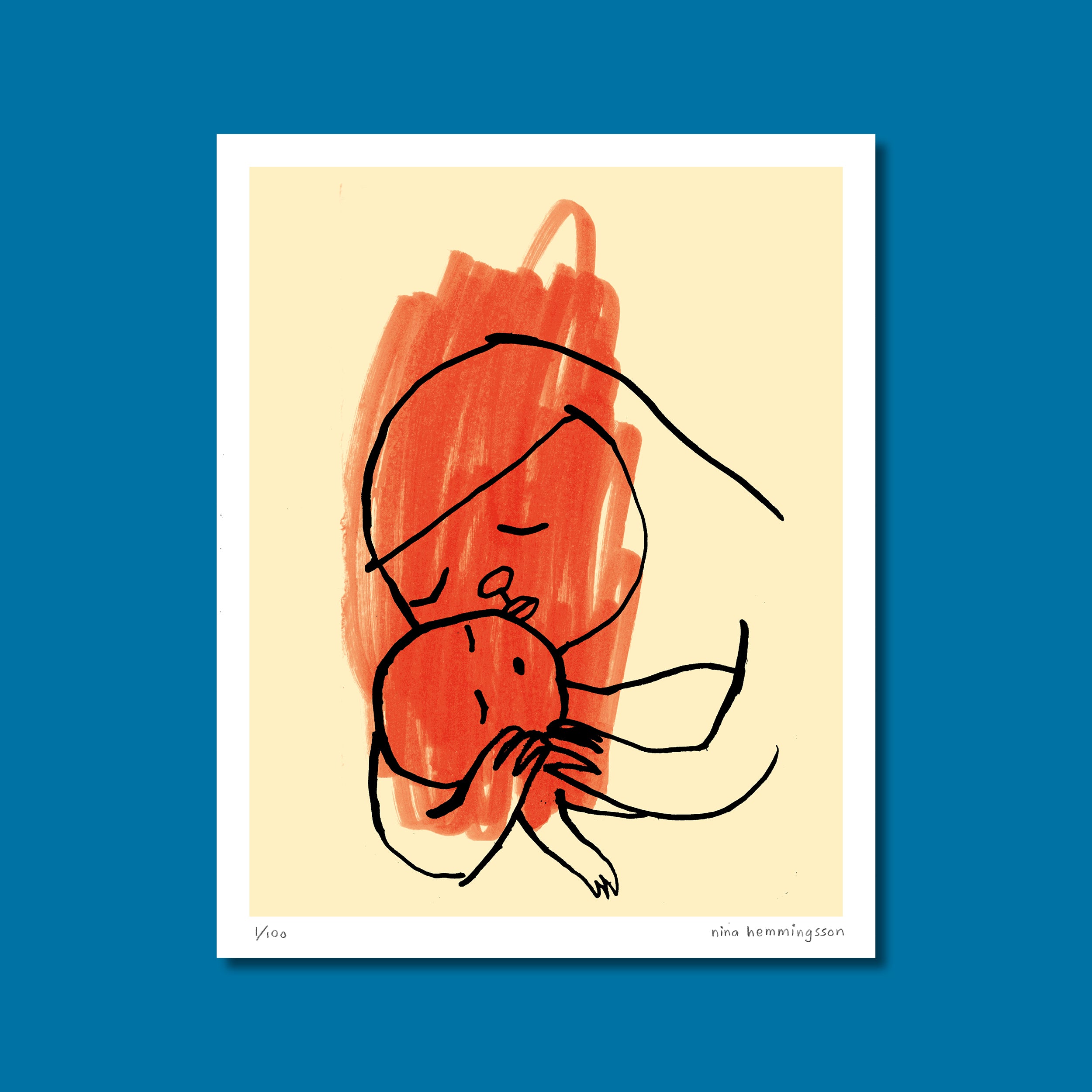 Konsttryck 40x50 cm: "Gazas barn"