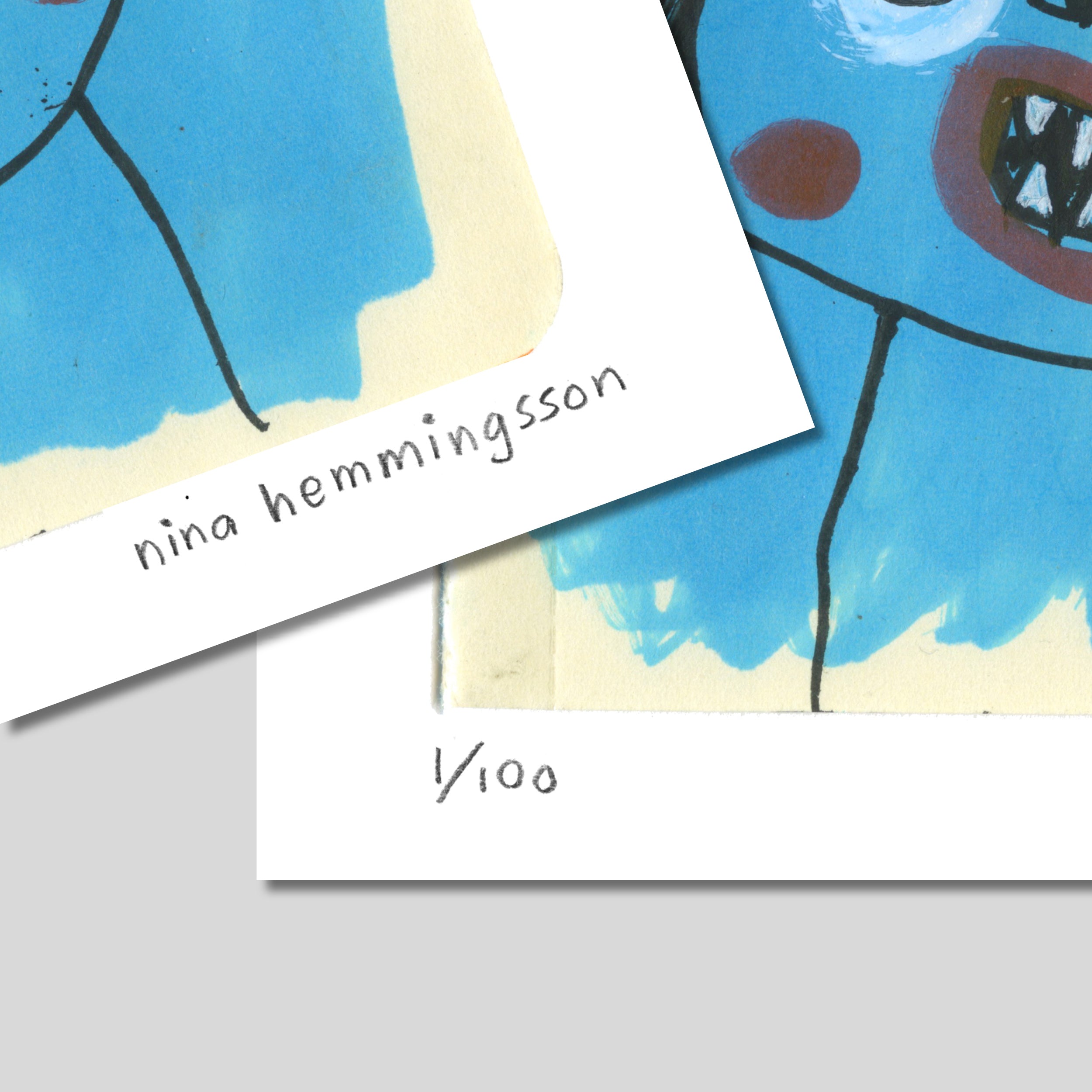 Konsttryck A4: "Mamma"