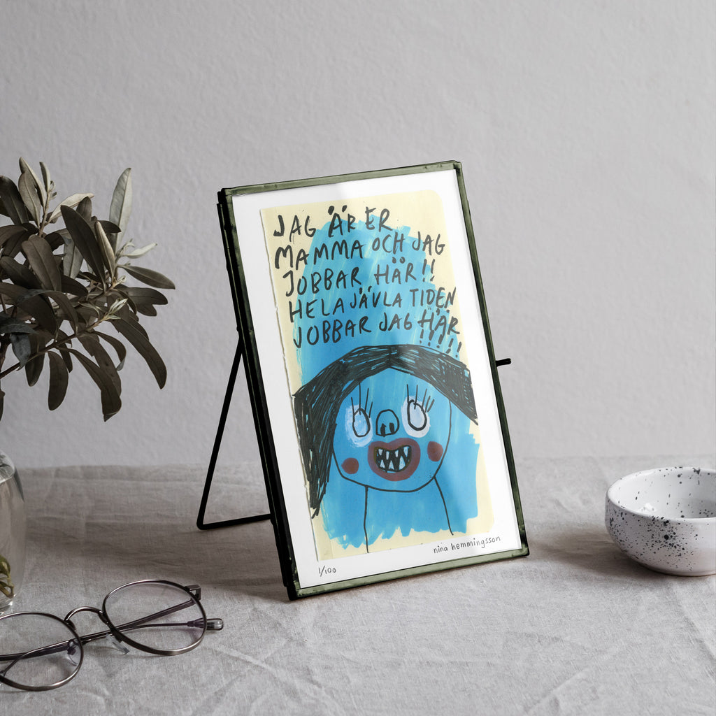 Konsttryck A4: "Mamma"