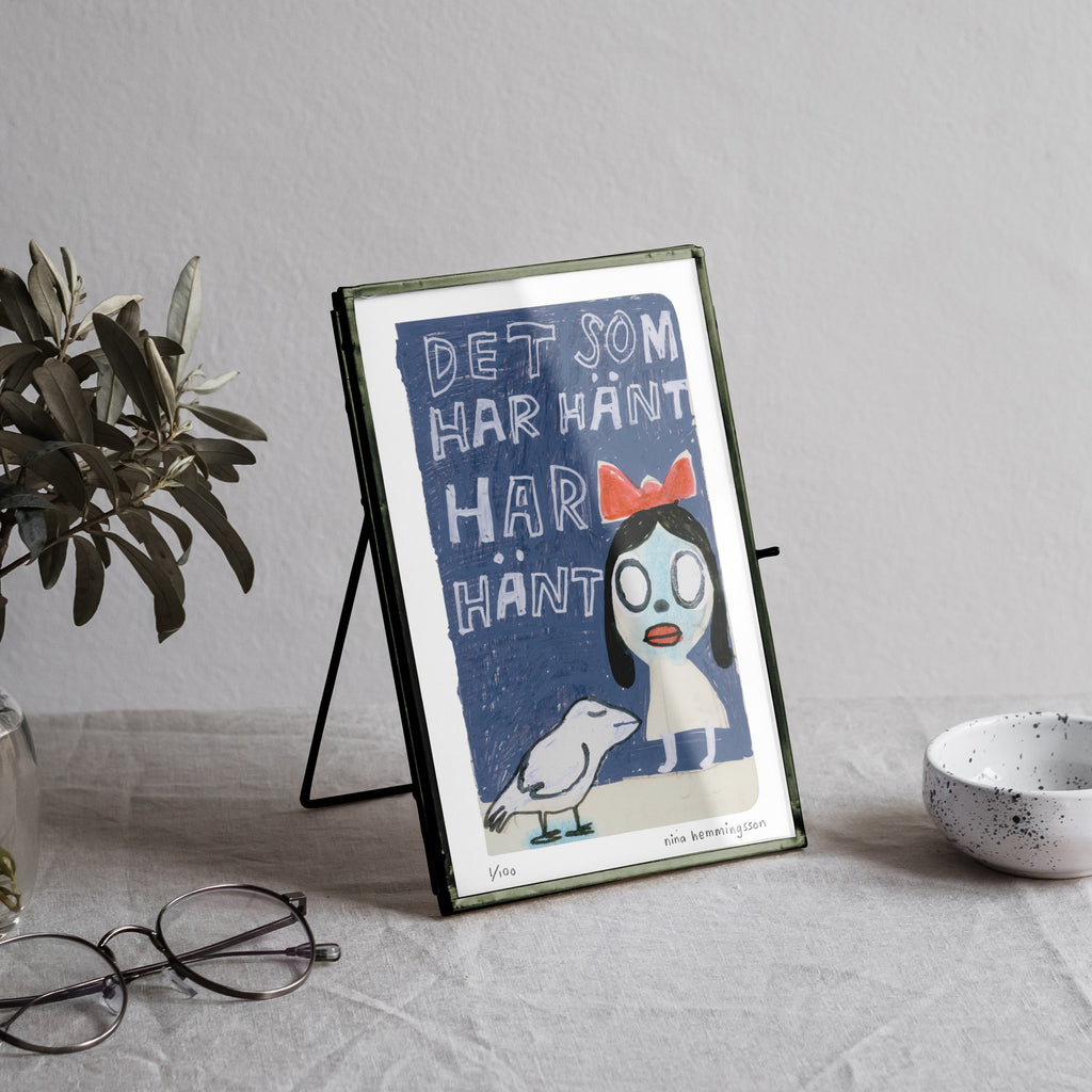 Konsttryck A4: "Det som har hänt"