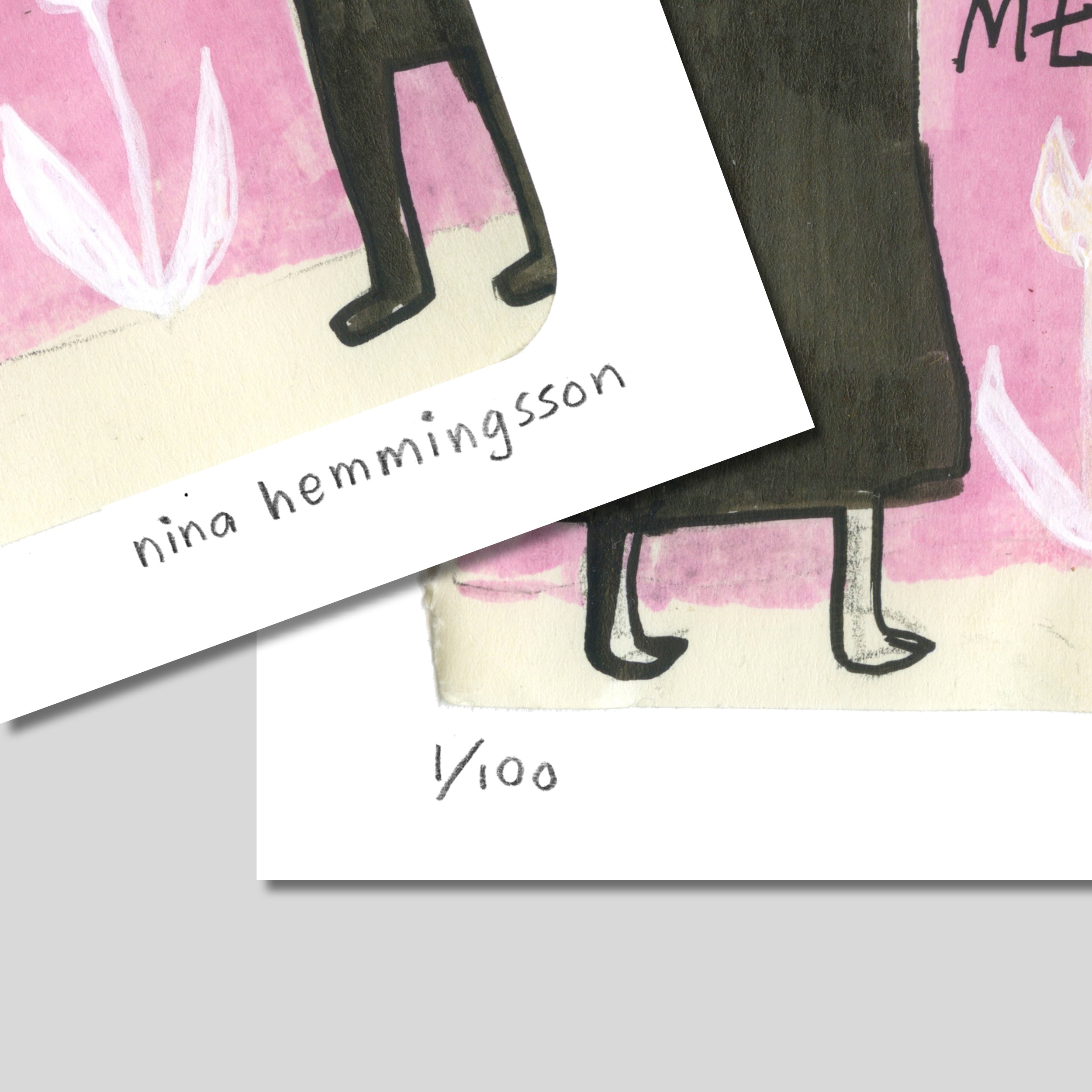 Konsttryck A4: "Grushög"