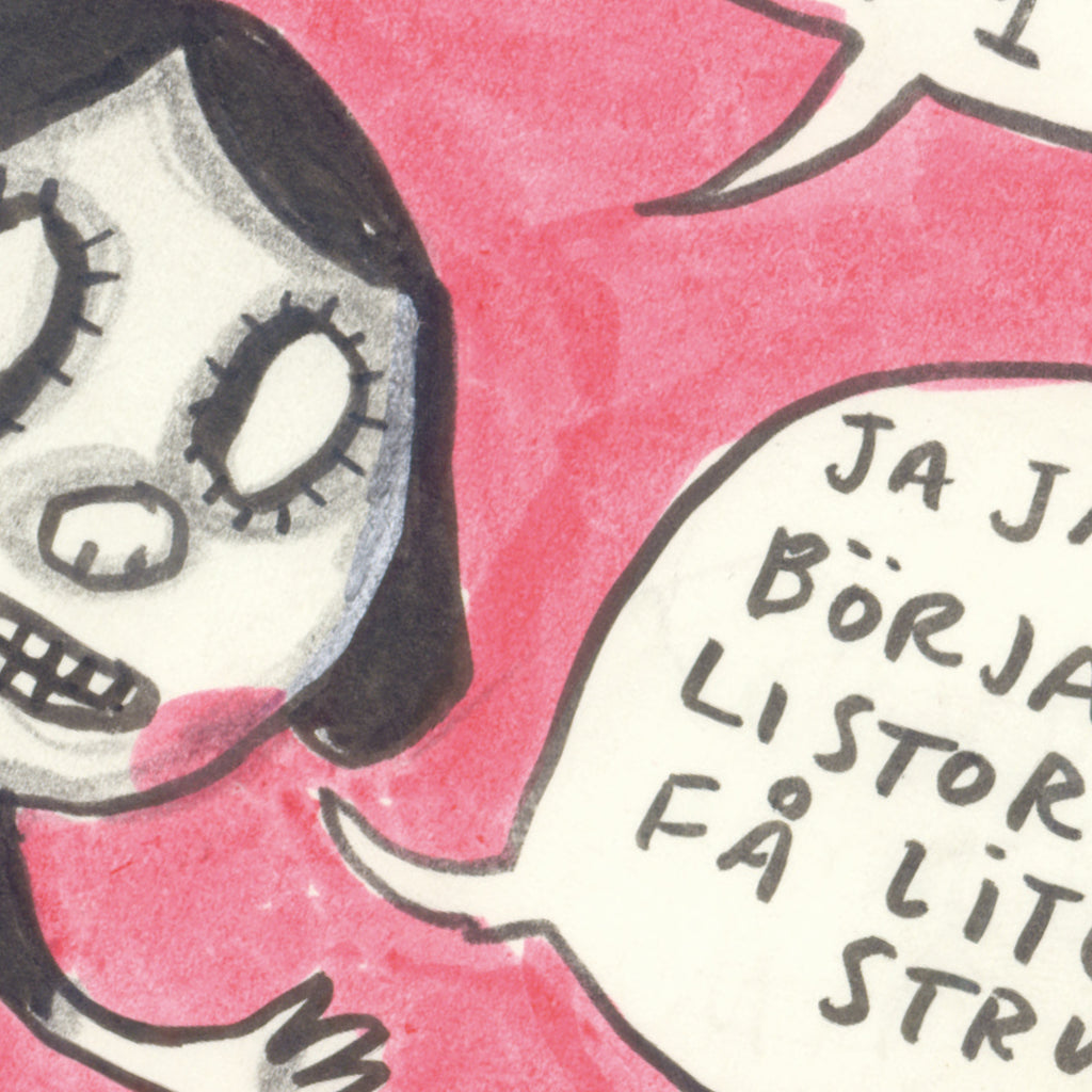 Konsttryck A4: "Listor"