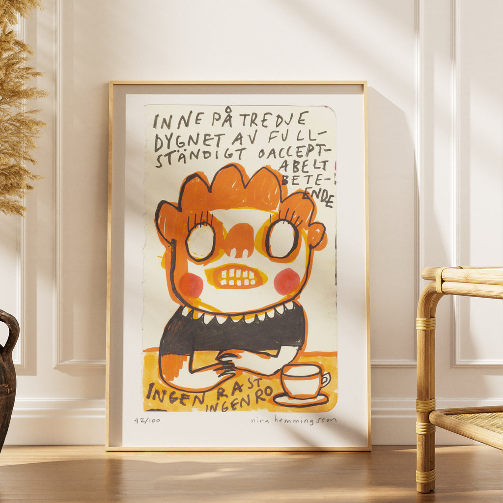 Konsttryck A4: "Tredje dygnet"