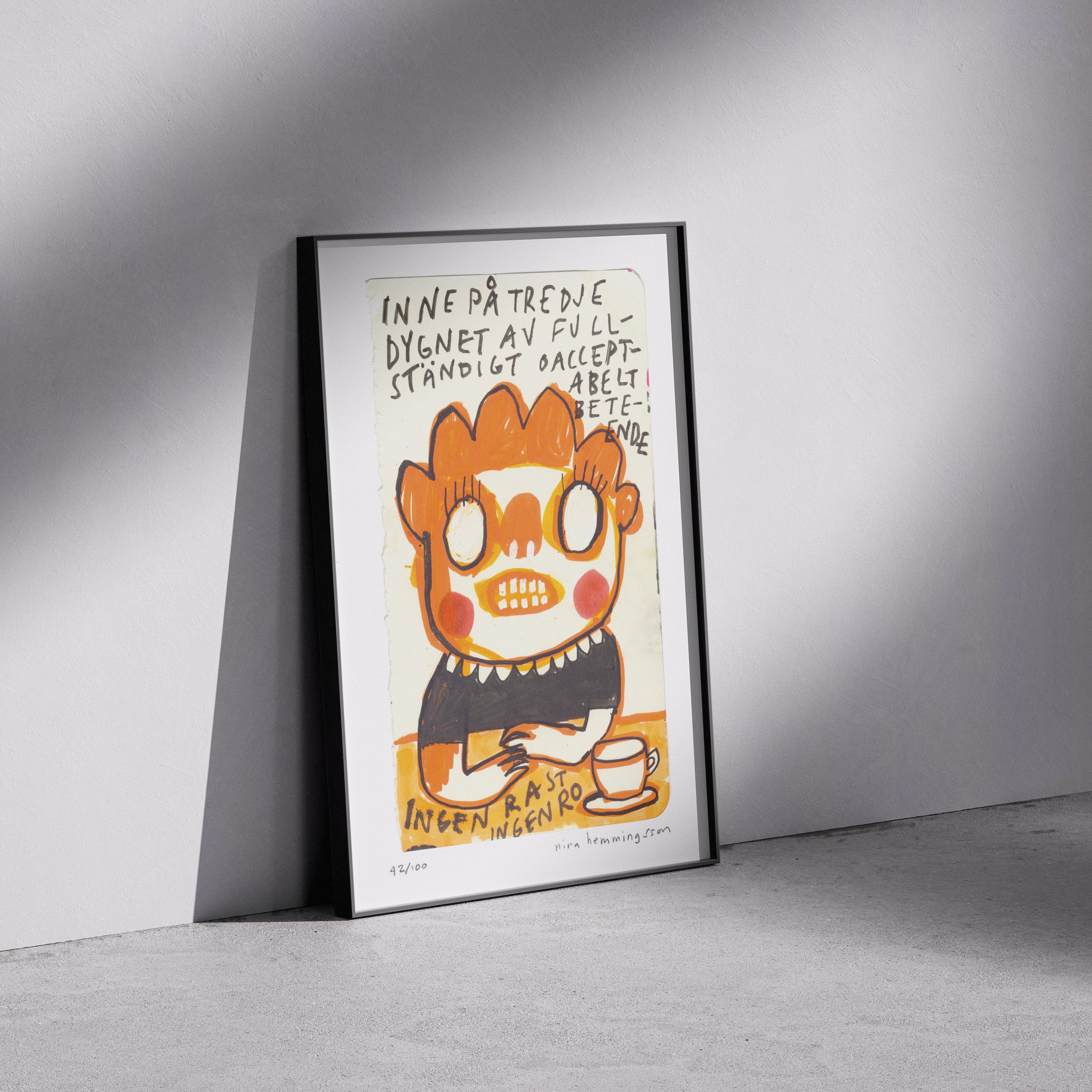 Konsttryck A4: "Tredje dygnet"