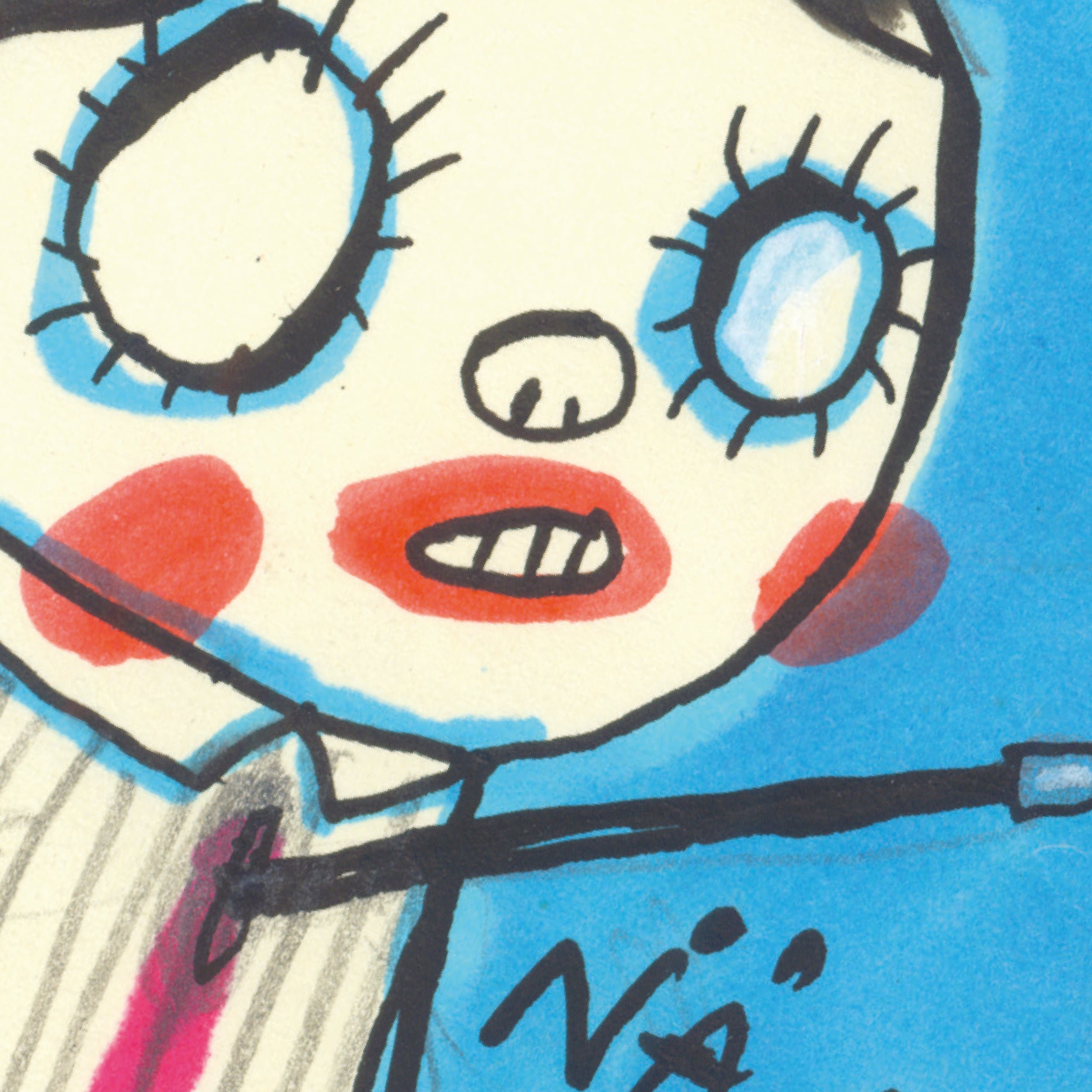 Konsttryck A4: "Spjut"