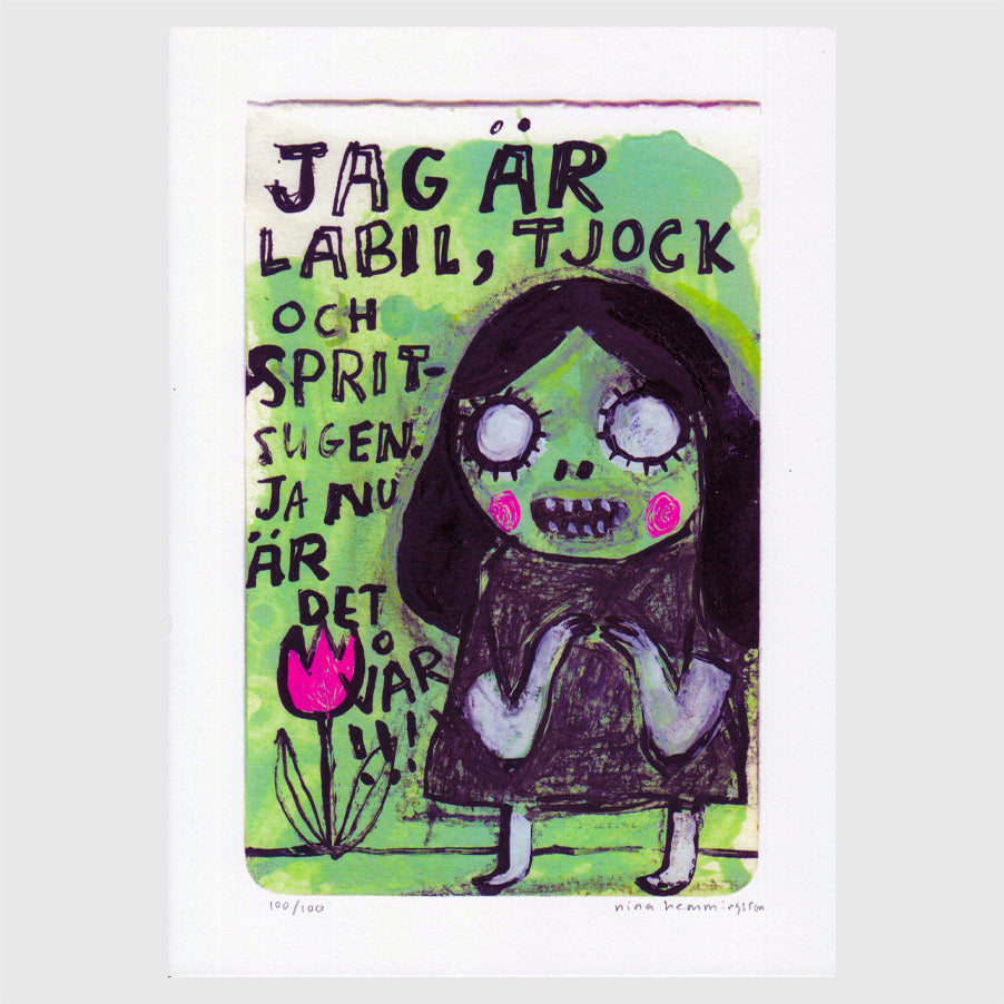 Konsttryck A4: "Spritsugen"